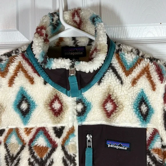 Like New🔥 Patagonia Classic Retro-X Women’s S Fleece Jacket Fern Dell Aztec